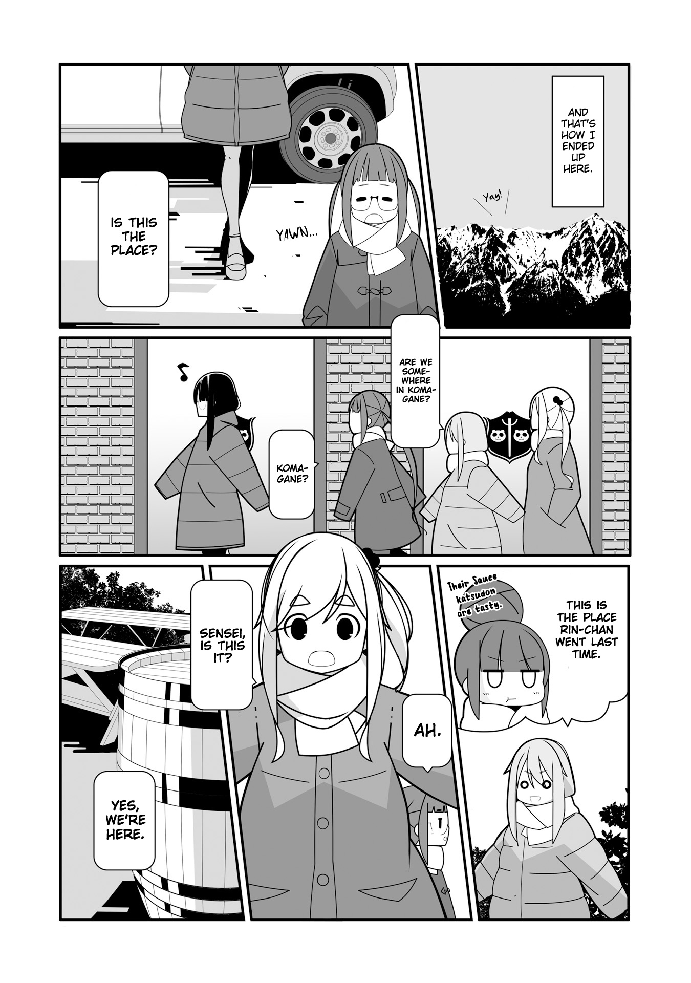 Yuru Camp △ Anthology Comic - Vol.1 Chapter 9: An Adult's Field Trip (Butternuts)