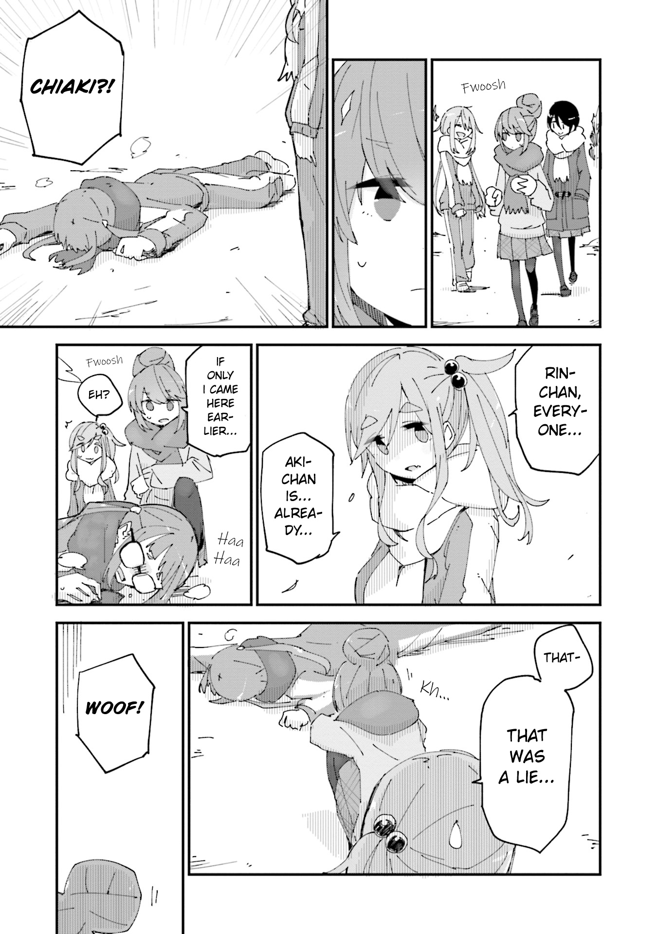 Yuru Camp △ Anthology Comic - Vol.1 Chapter 3: Shima Vs Kuma (Shiroshi)