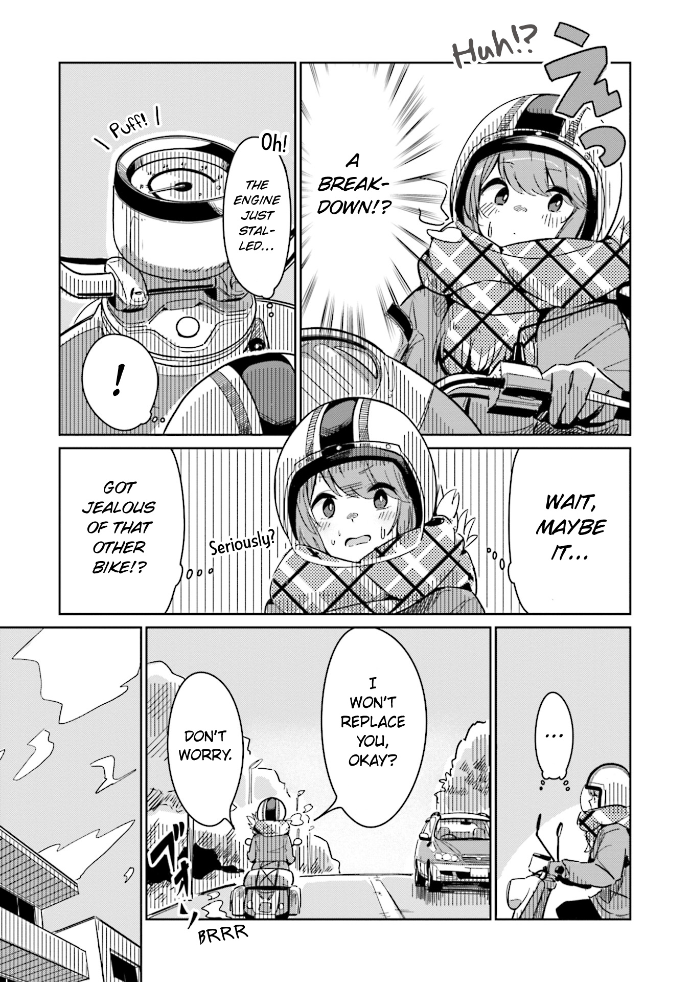 Yuru Camp △ Anthology Comic - Vol.1 Chapter 2: My Dear Bike (Bonryu)