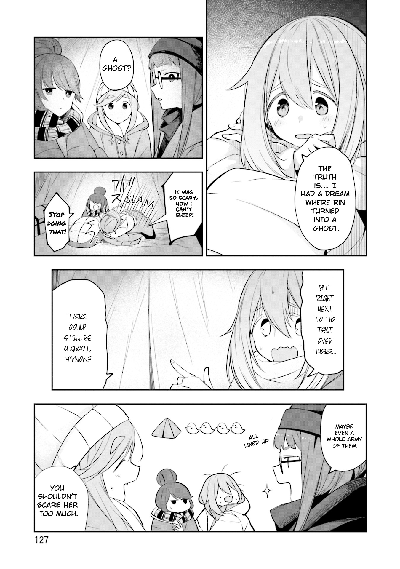 Yuru Camp △ Anthology Comic - Vol.1 Chapter 13: Even With 4 People... (Morinaga Miki)