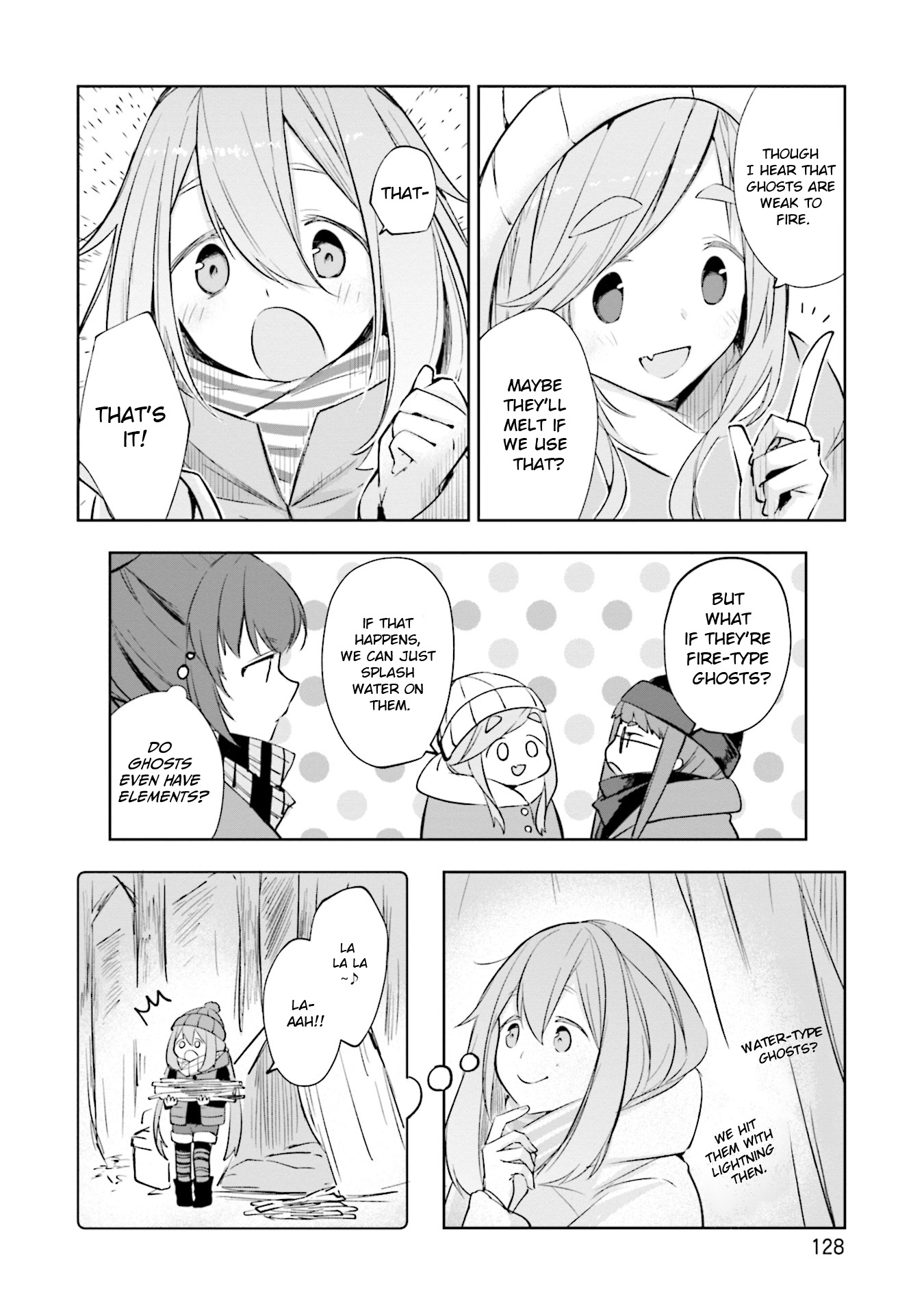 Yuru Camp △ Anthology Comic - Vol.1 Chapter 13: Even With 4 People... (Morinaga Miki)