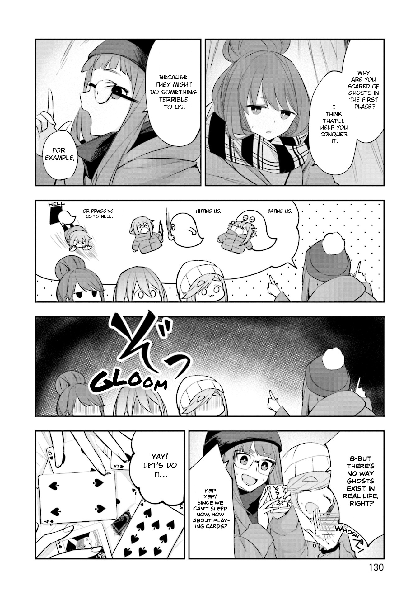 Yuru Camp △ Anthology Comic - Vol.1 Chapter 13: Even With 4 People... (Morinaga Miki)