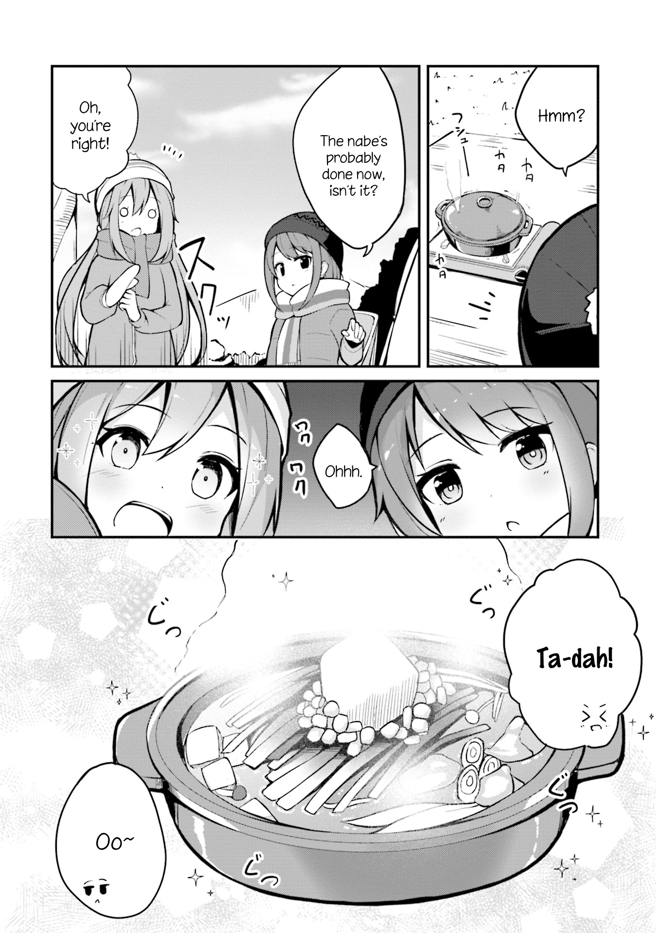 Yuru Camp △ Anthology Comic - Vol.1 Chapter 10: Nabe, Motorbike, And Nadeshiko (Ominaeshi)