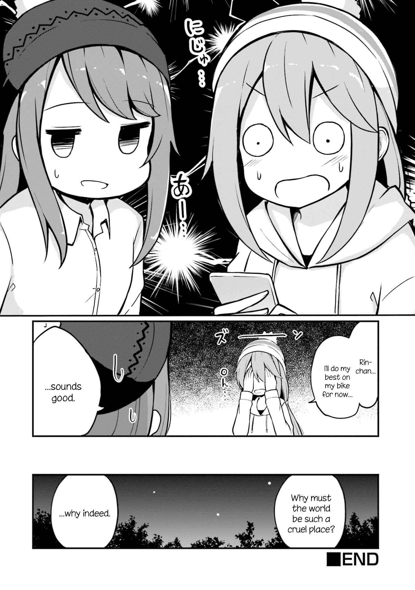 Yuru Camp △ Anthology Comic - Vol.1 Chapter 10: Nabe, Motorbike, And Nadeshiko (Ominaeshi)