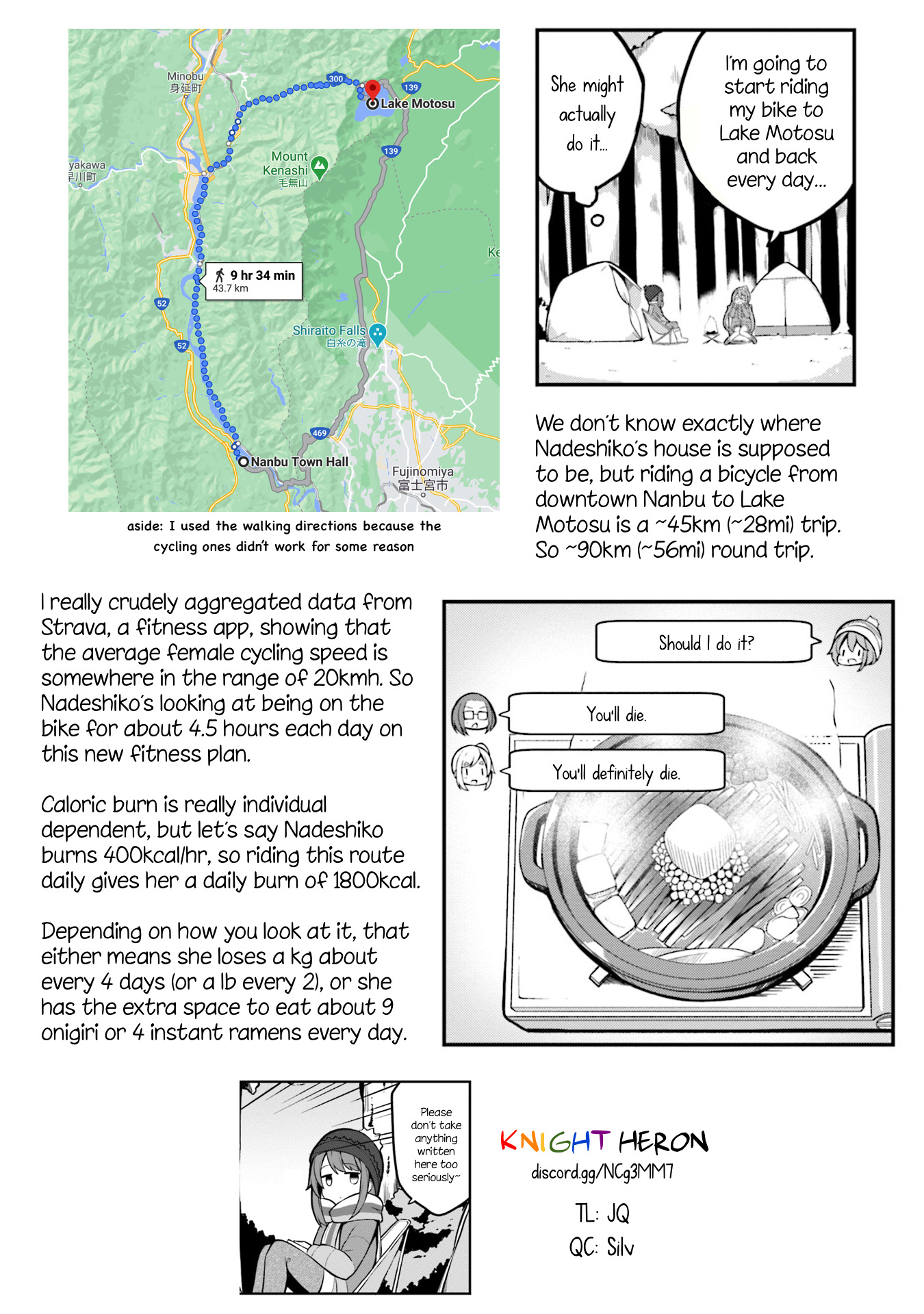 Yuru Camp △ Anthology Comic - Vol.1 Chapter 10: Nabe, Motorbike, And Nadeshiko (Ominaeshi)