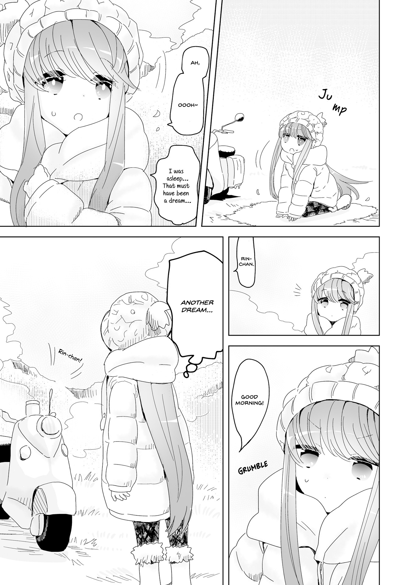 Yuru Camp △ Anthology Comic - Vol.1 Chapter 6: A Dreamy Camping Meal (Maejima)