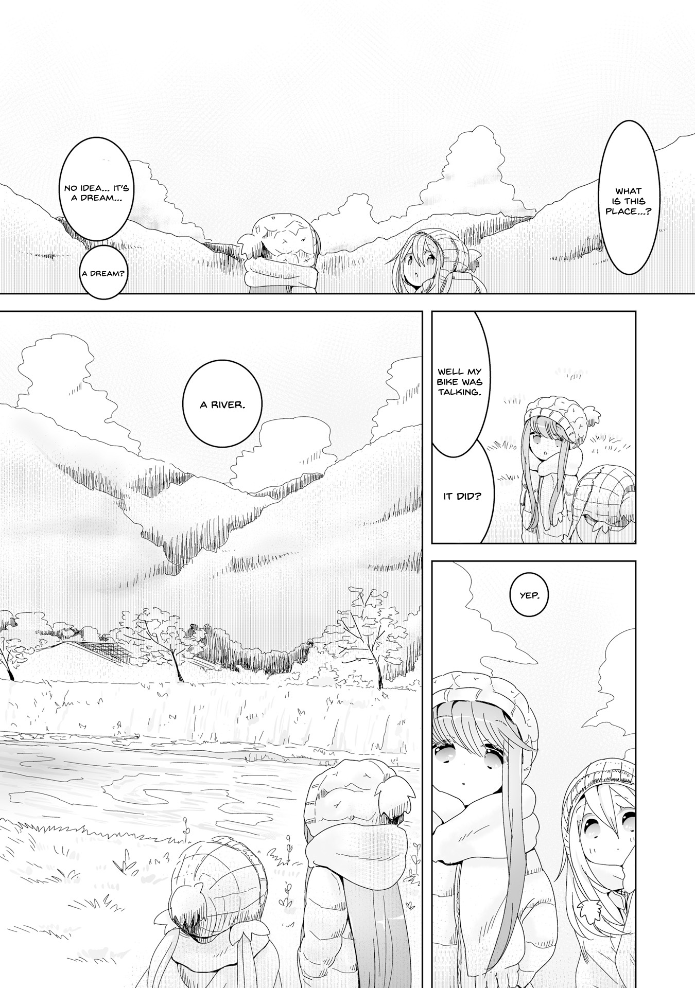 Yuru Camp △ Anthology Comic - Vol.1 Chapter 6: A Dreamy Camping Meal (Maejima)