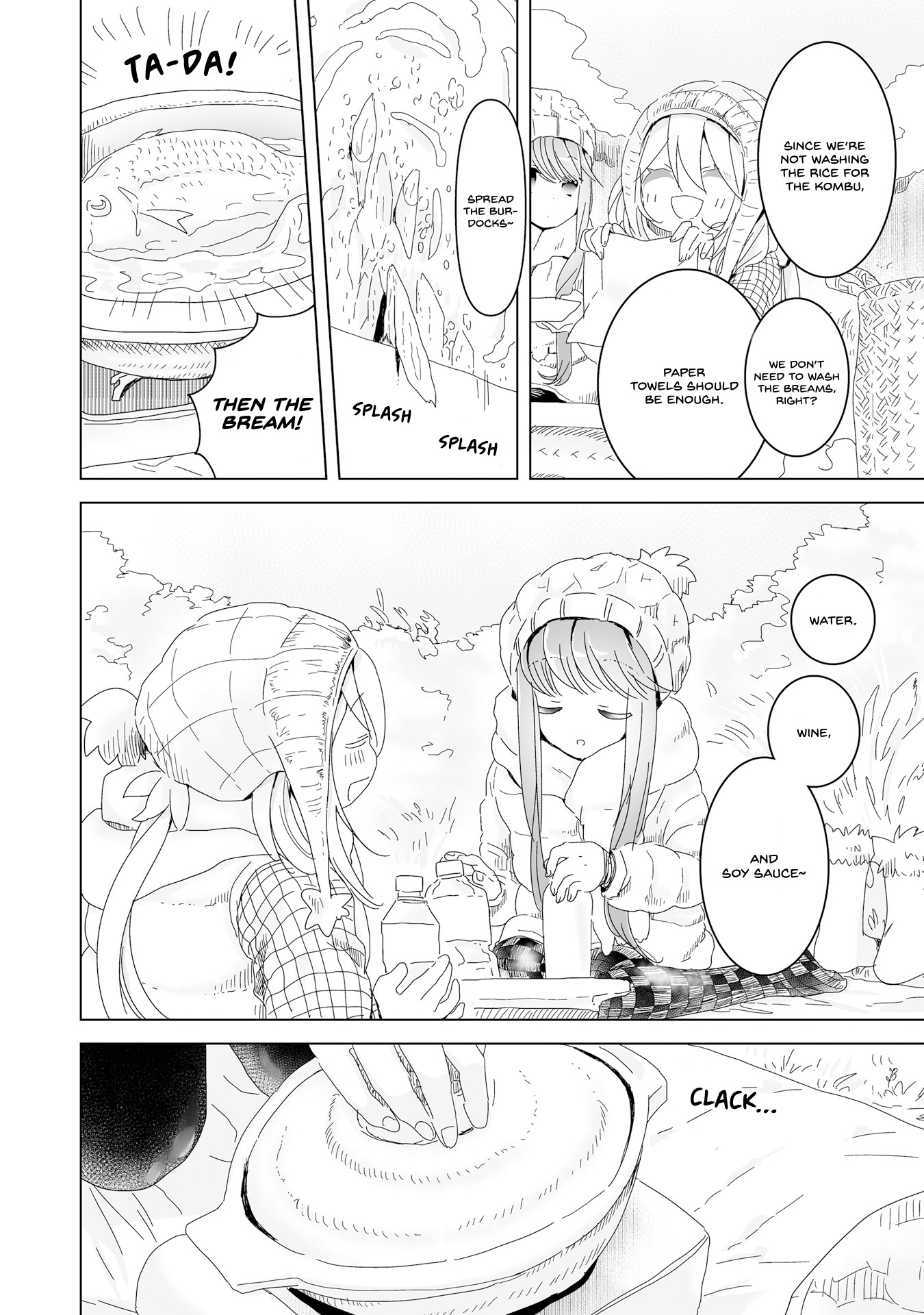 Yuru Camp △ Anthology Comic - Vol.1 Chapter 6: A Dreamy Camping Meal (Maejima)