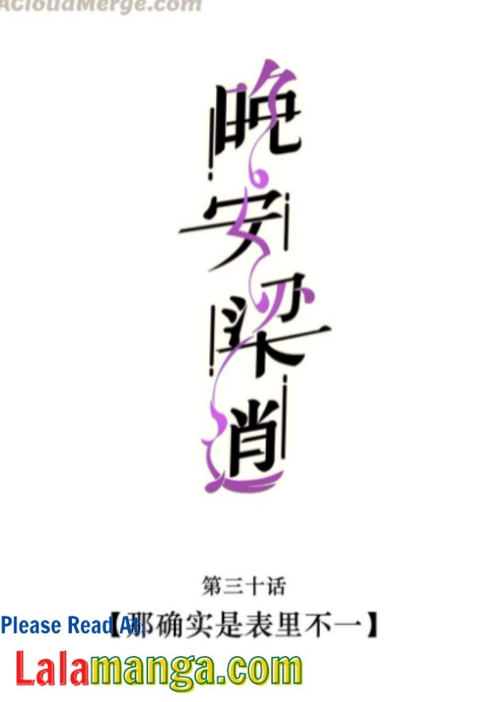 Good Night, Liang Xiao - Chapter 30