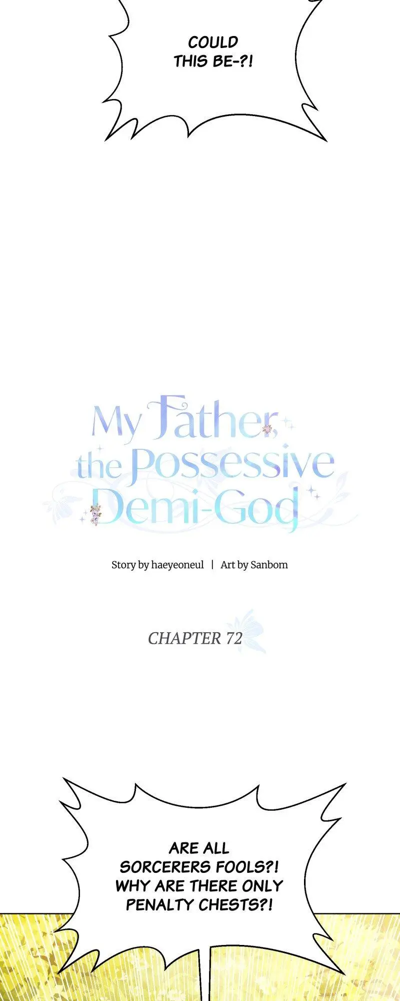 My Father, The Possessive Demi-God - Chapter 72