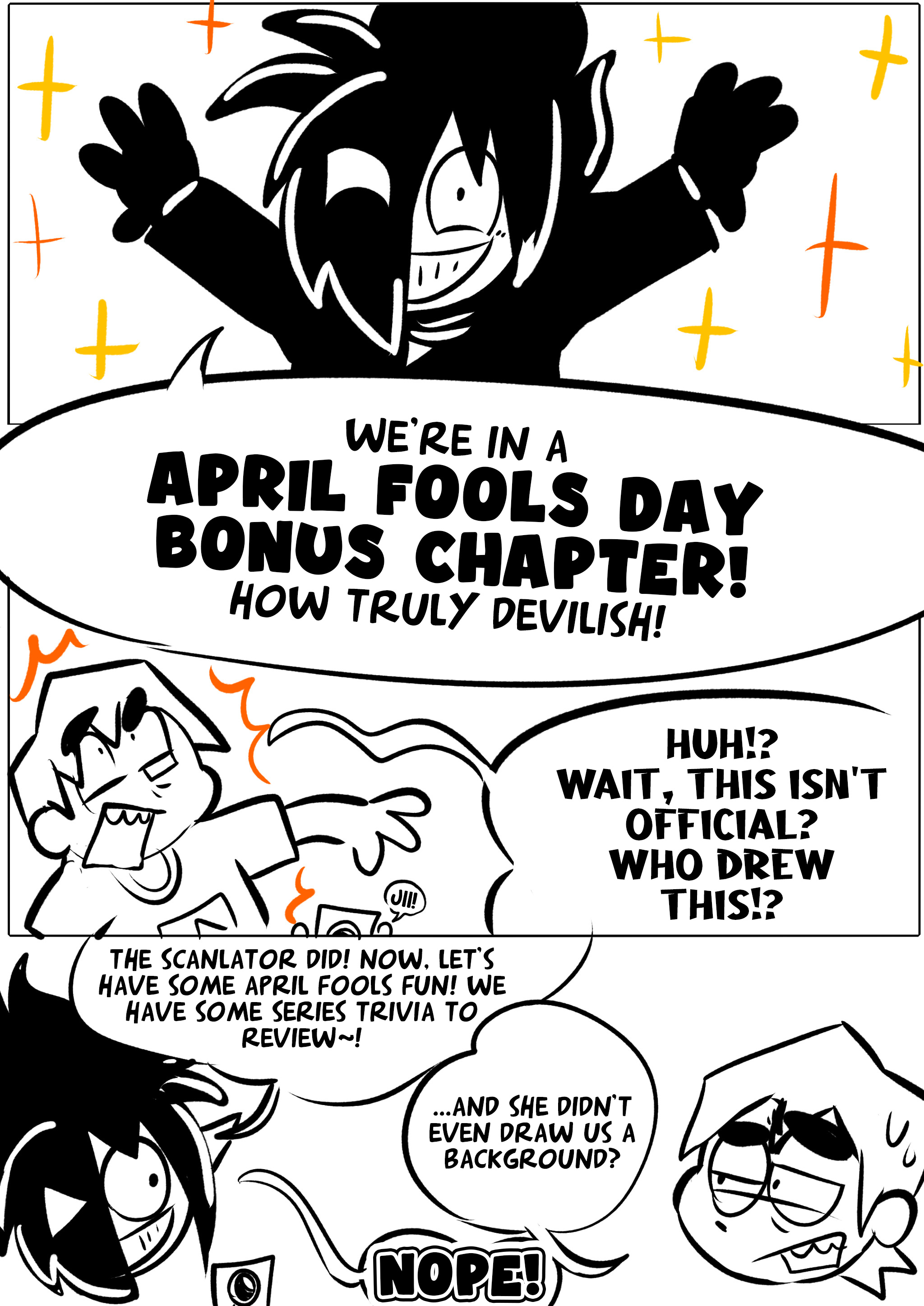 April Fool's Collection 2024 - Chapter 11.1: Black Channel - A Devilish Day Of April! (Trivia Time!)