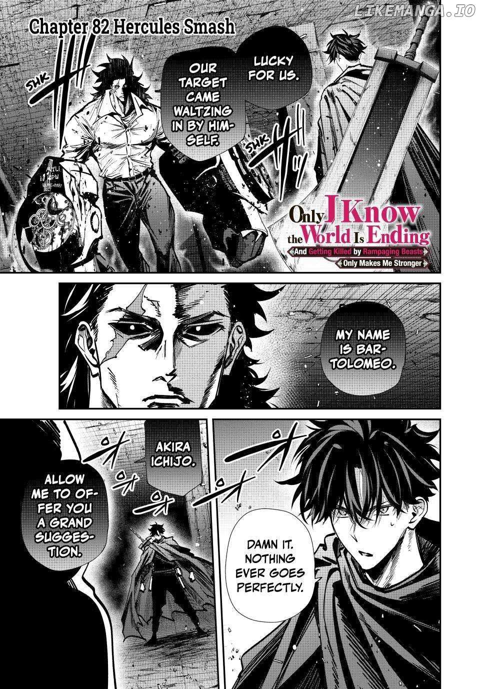 Only I Know That The World Will End - Chapter 82