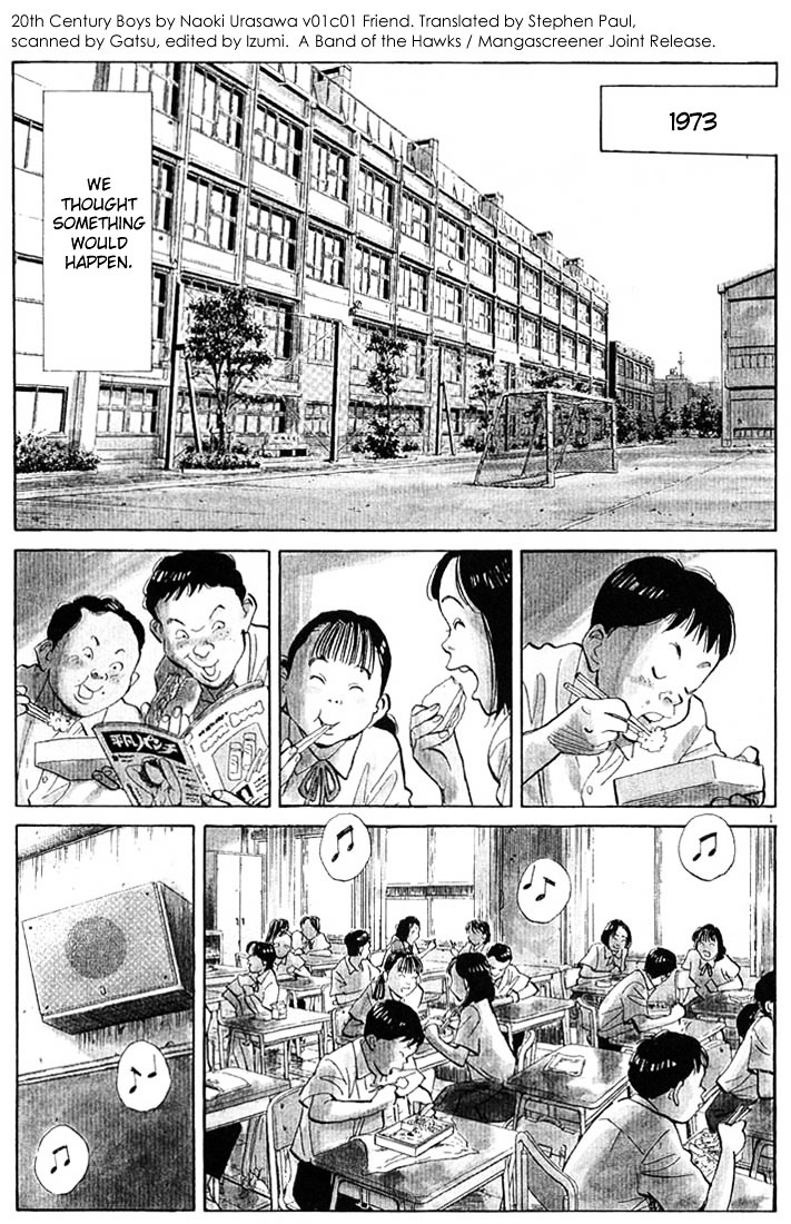 20Th Century Boys - Vol.1 Chapter 1