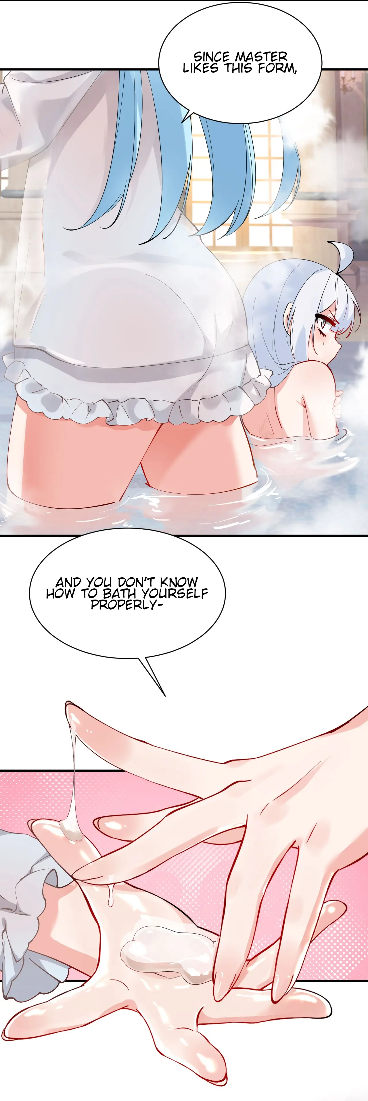 Tiansheng Meigu De Wo Bei Bing Jiao Tu Er Ding Shangle - Chapter 8: Let Me Teach You How To Bath A Girl