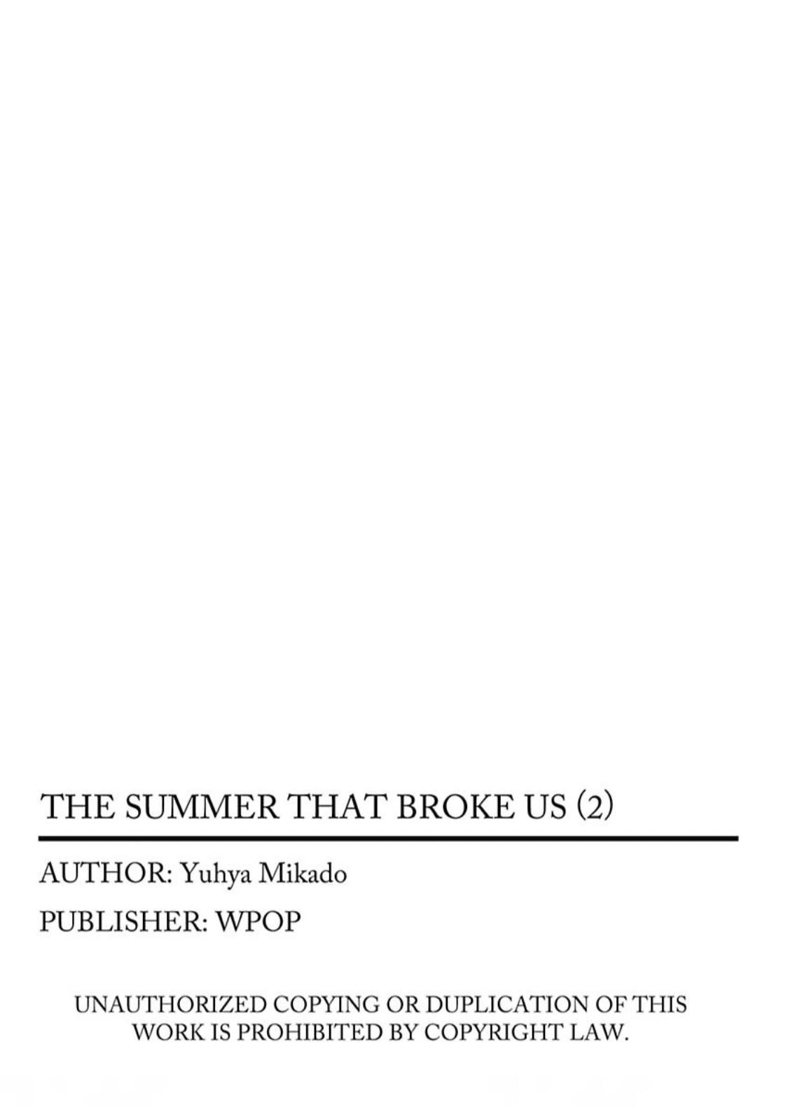 The Summer That Broke Us - Chapter 2