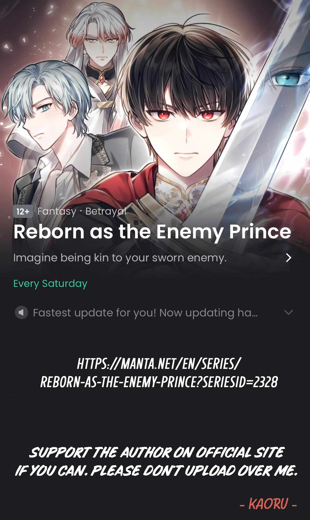 Reborn As The Enemy Prince - Chapter 63