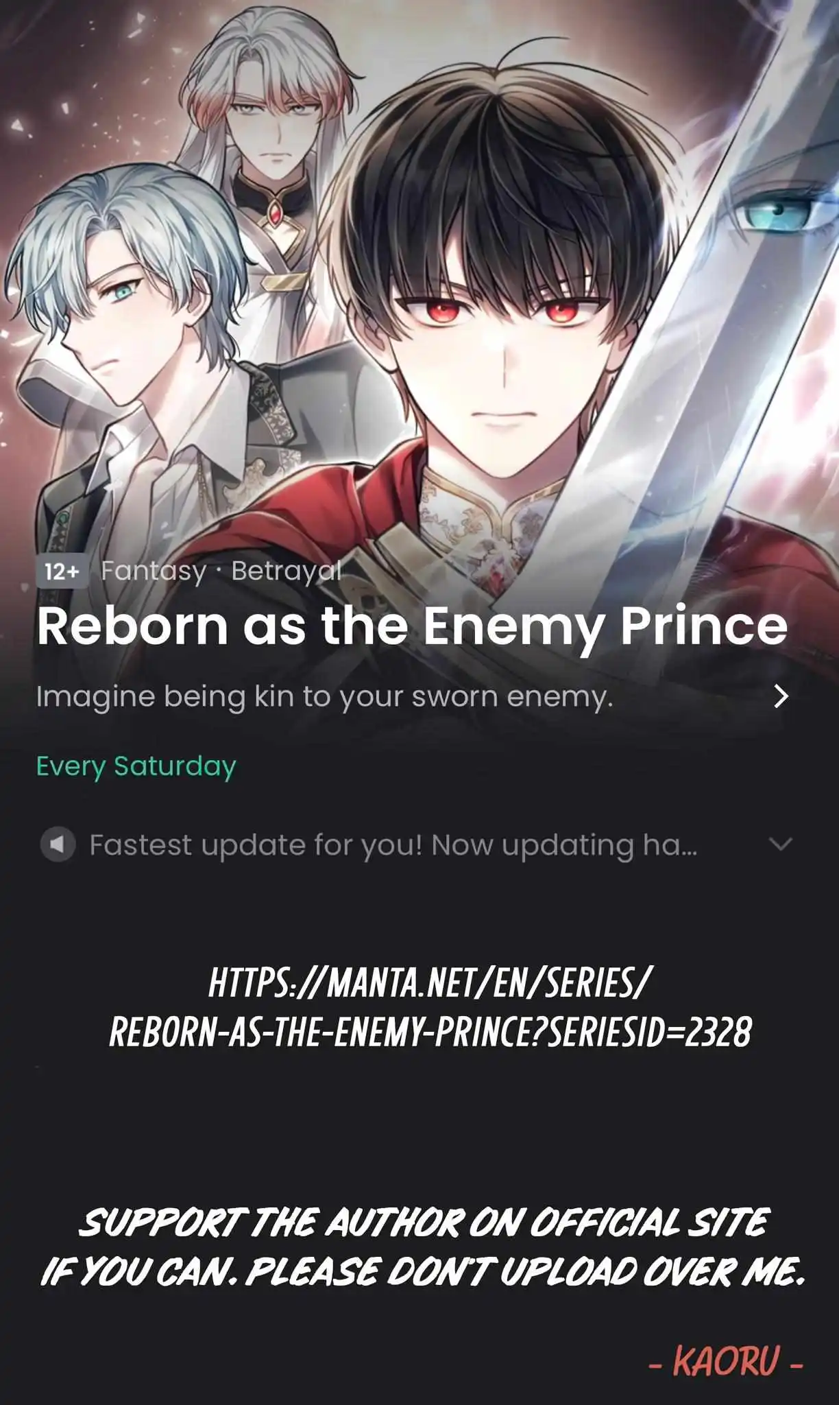 Reborn As The Enemy Prince - Chapter 69