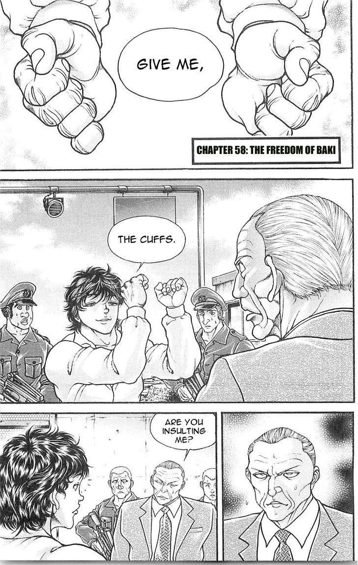 Hanma Baki - Vol.8 Chapter 58 : The Freedom Of Baki