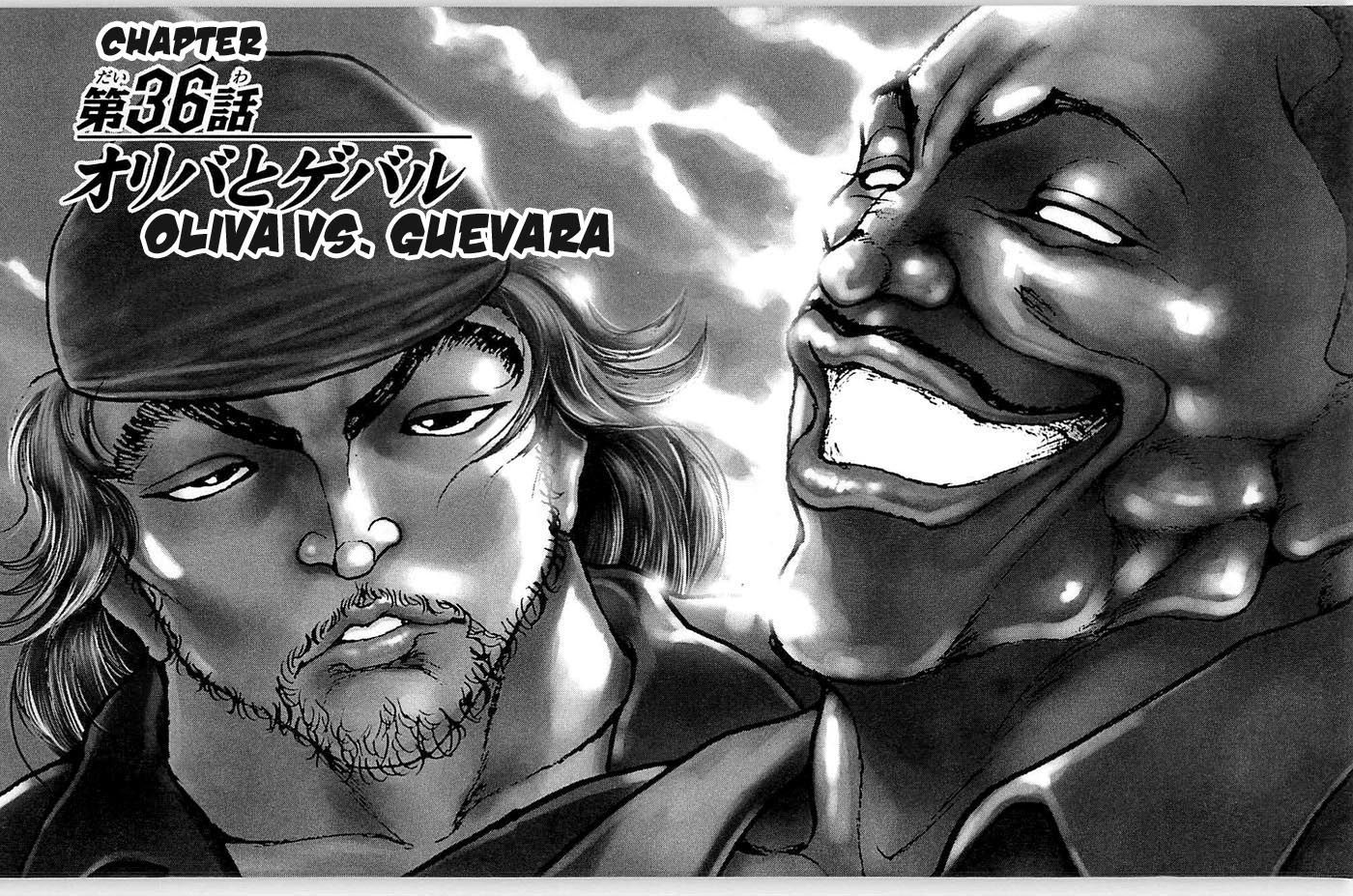 Hanma Baki - Vol.5 Chapter 36 : Oliva Vs Guevara