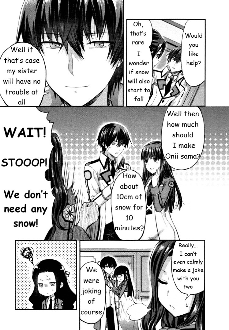 Mahouka Koukou No Rettousei - Kaichou Senkyo-Hen - Vol.1 Chapter 5: The Day Before The Election (Ii)