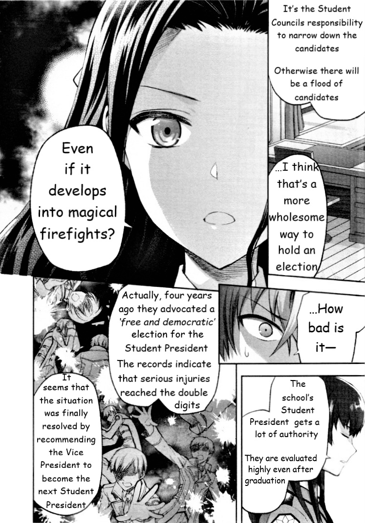 Mahouka Koukou No Rettousei - Kaichou Senkyo-Hen - Vol.1 Chapter 3: Persuasion