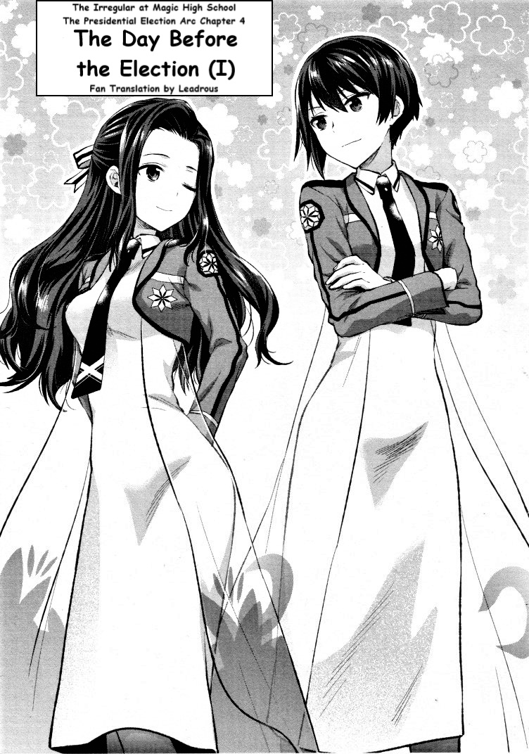 Mahouka Koukou No Rettousei - Kaichou Senkyo-Hen - Vol.1 Chapter 4: The Day Before The Election (I)