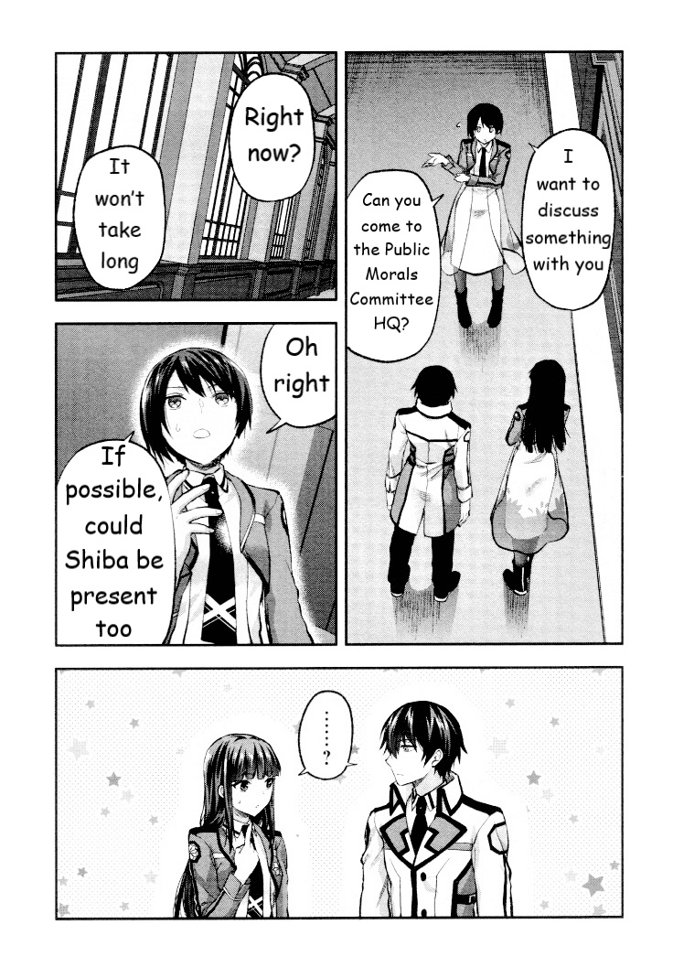 Mahouka Koukou No Rettousei - Kaichou Senkyo-Hen - Vol.1 Chapter 4: The Day Before The Election (I)