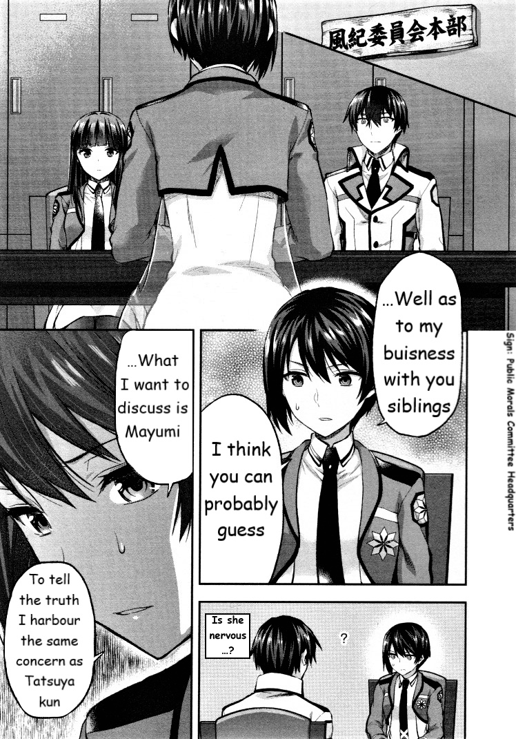 Mahouka Koukou No Rettousei - Kaichou Senkyo-Hen - Vol.1 Chapter 4: The Day Before The Election (I)