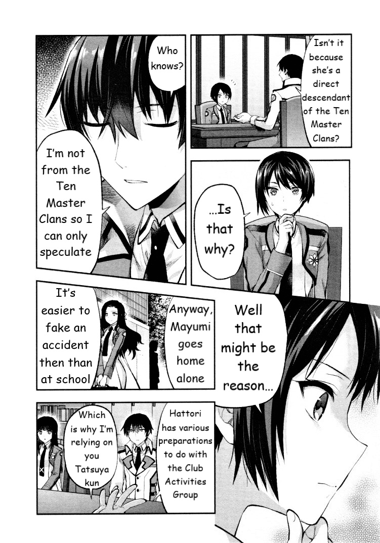 Mahouka Koukou No Rettousei - Kaichou Senkyo-Hen - Vol.1 Chapter 4: The Day Before The Election (I)