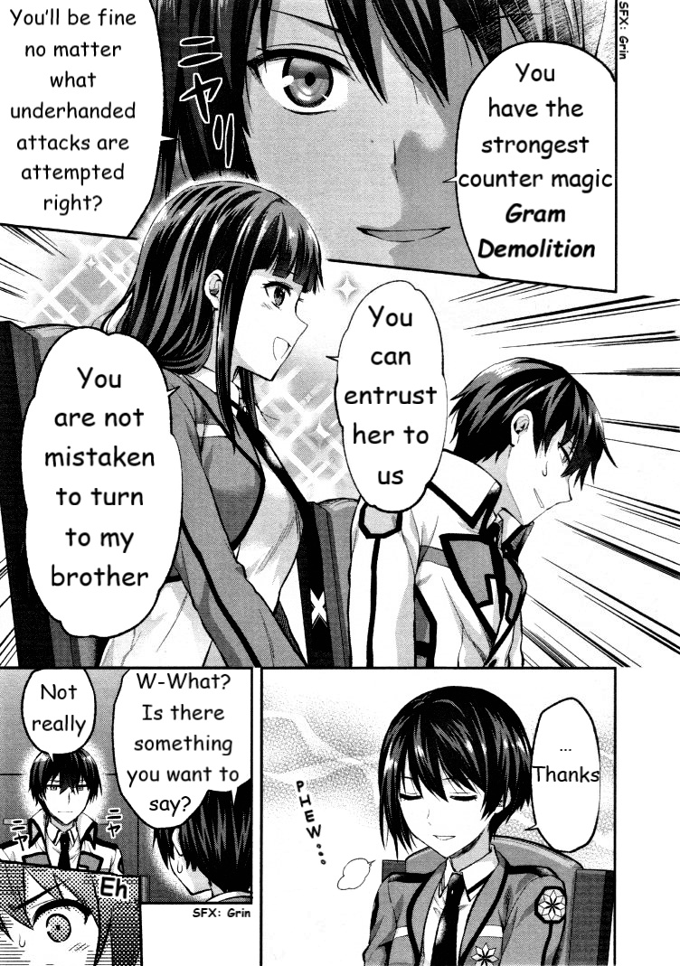 Mahouka Koukou No Rettousei - Kaichou Senkyo-Hen - Vol.1 Chapter 4: The Day Before The Election (I)