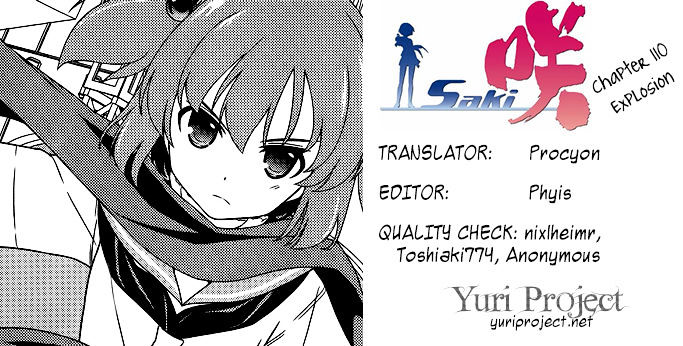 Saki - Chapter 110 : Explosion