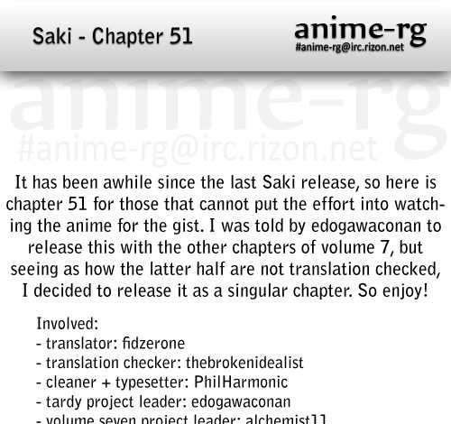 Saki - Chapter 51