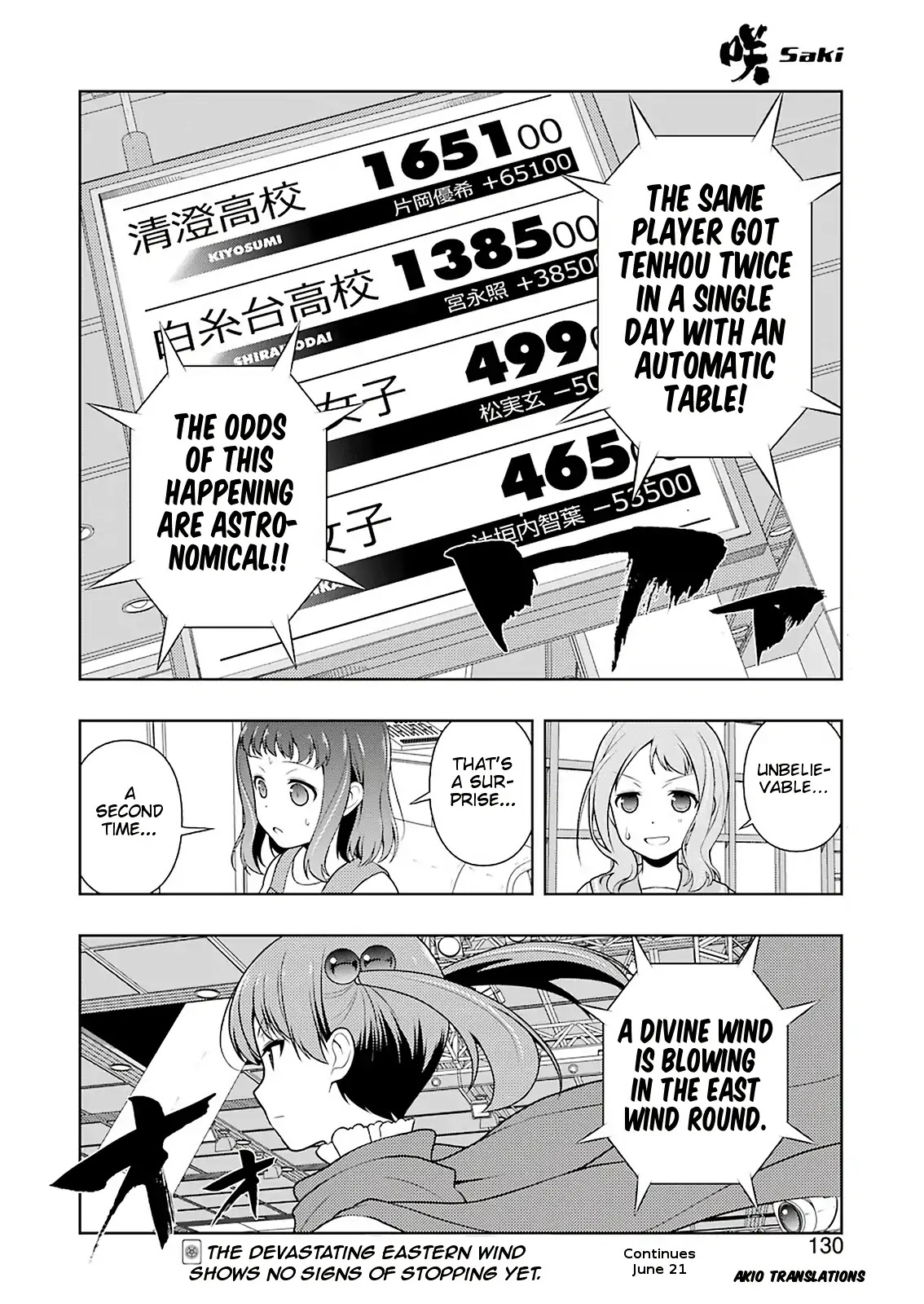 Saki - Chapter 203: Divine Wind