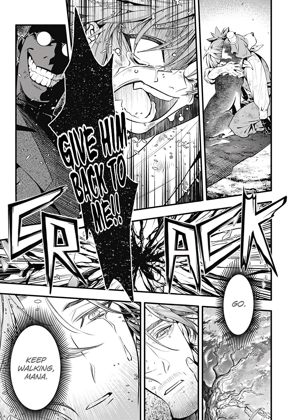 D.gray-Man - Chapter 242: Saying Goodbye To A.w - Red And Mana ⑥