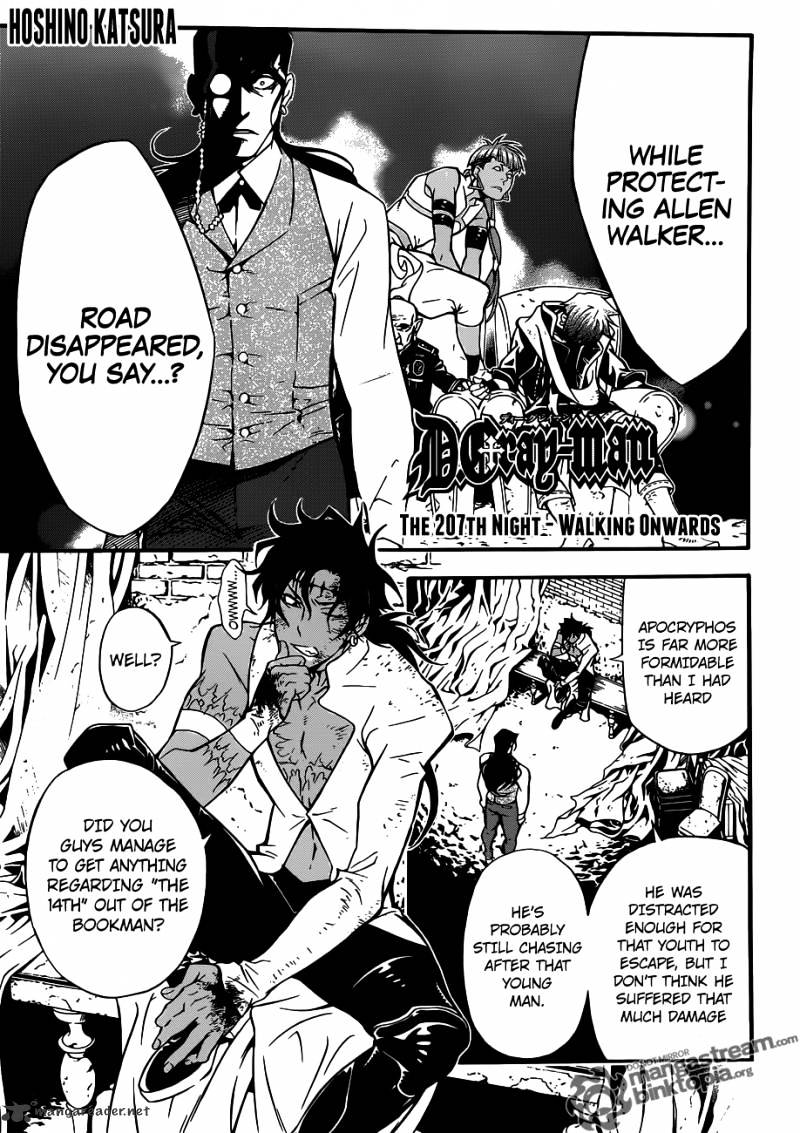 D.gray-Man - Chapter 207 : Walking Onwards