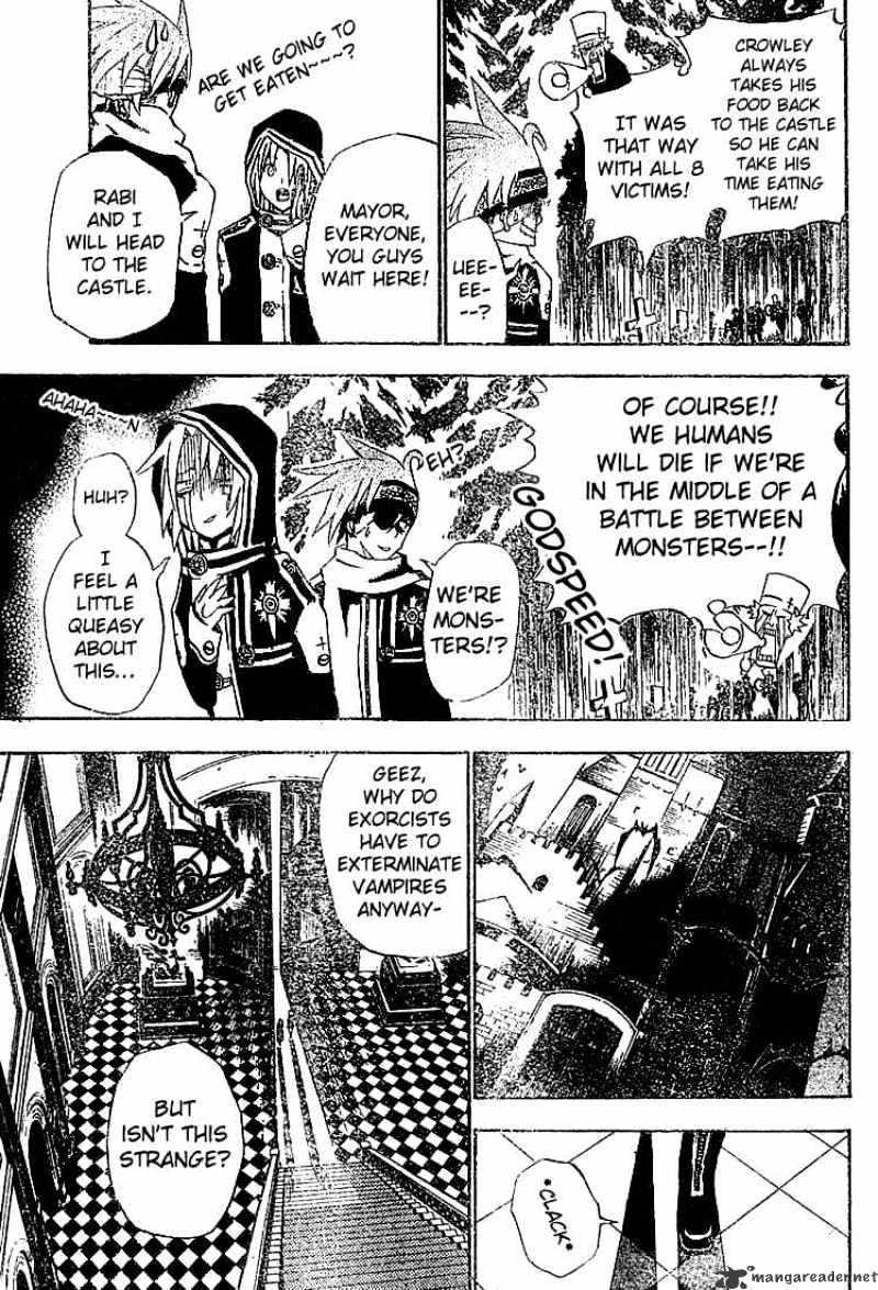 D.gray-Man - Chapter 33 : The Vampire S Isolated Castle 3 Castle Crowley