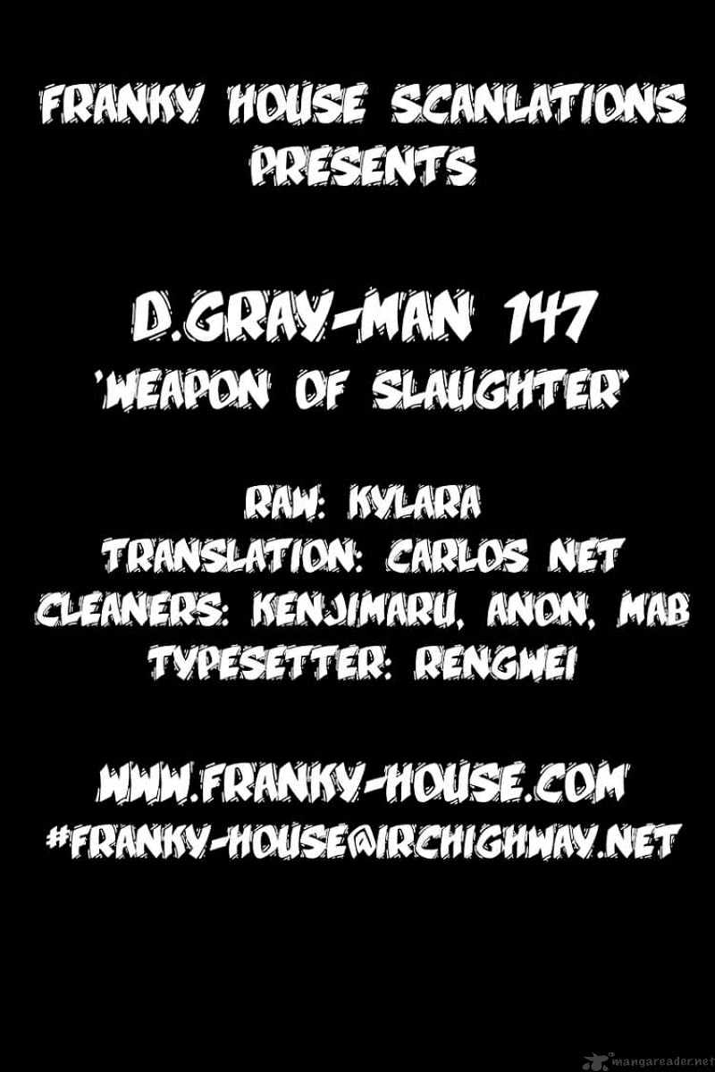 D.gray-Man - Chapter 147 : Weapon Of Slaughter