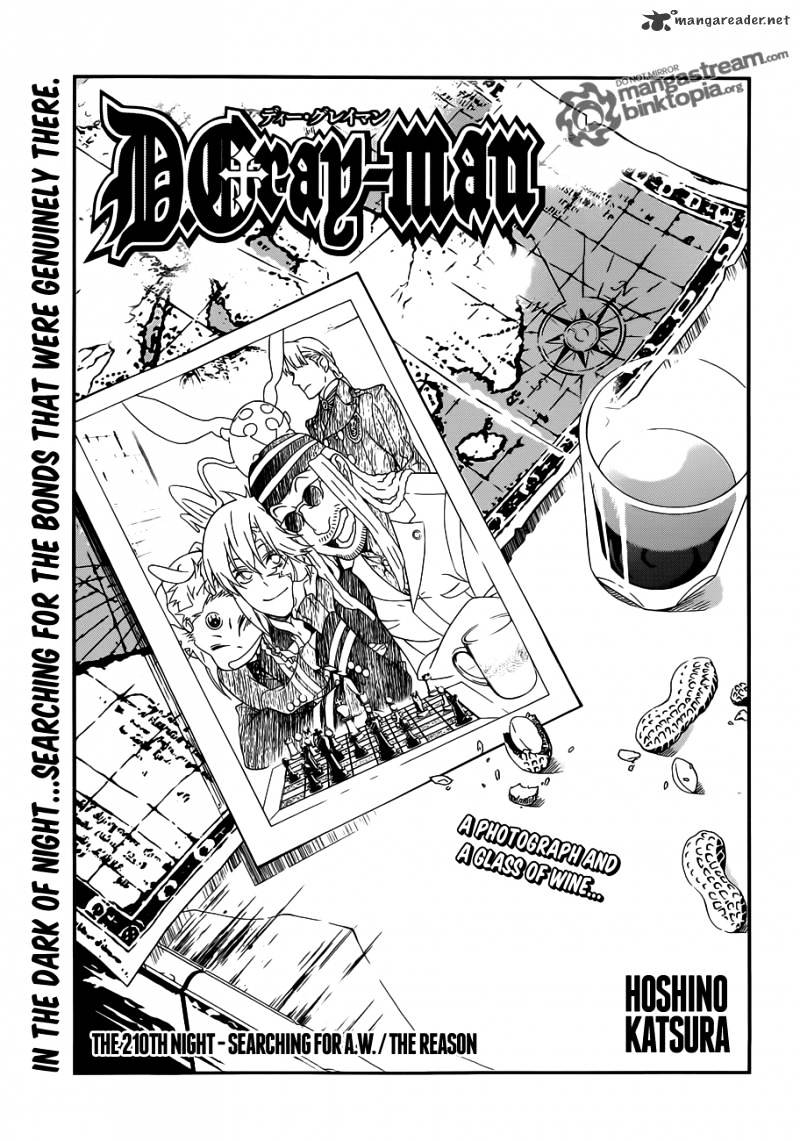 D.gray-Man - Chapter 210 : Searching For A.w. / The Reason