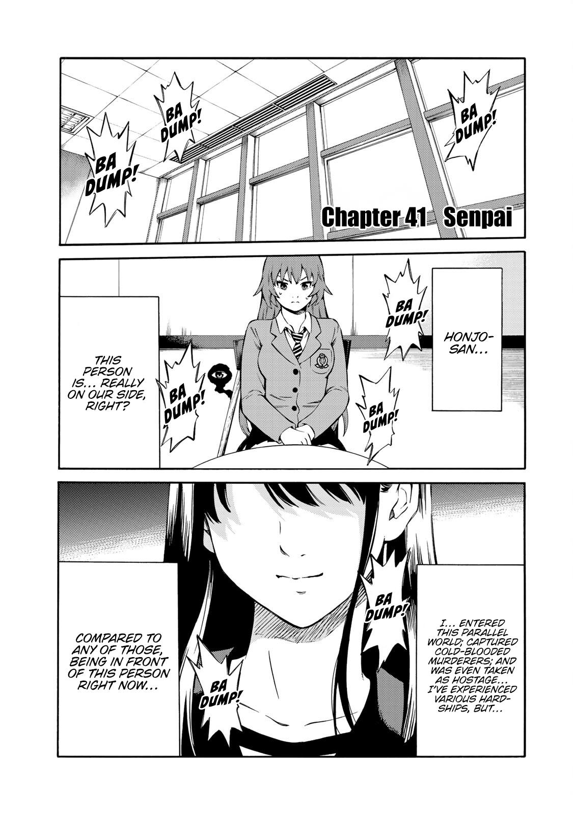 Tenkuu Shinpan Arrive - Vol.4 Chapter 41: Senpai