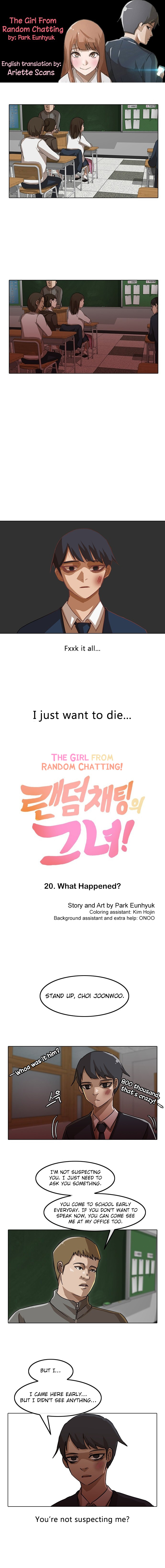 The Girl From Random Chatting! - Vol.2 Chapter 20: What Happened?