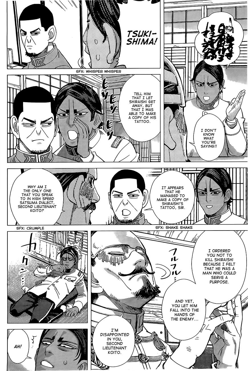 Golden Kamui - Chapter 101 : Second Lieutenant Koito Gets Scolded