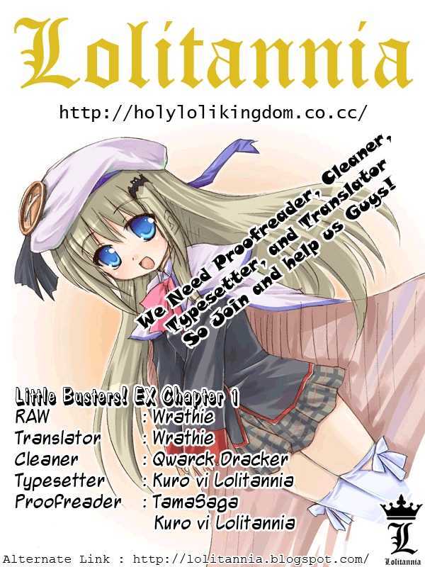 Little Busters! Ex The 4-Koma - Vol.1 Chapter 1 : My Name Is Tokido Saya