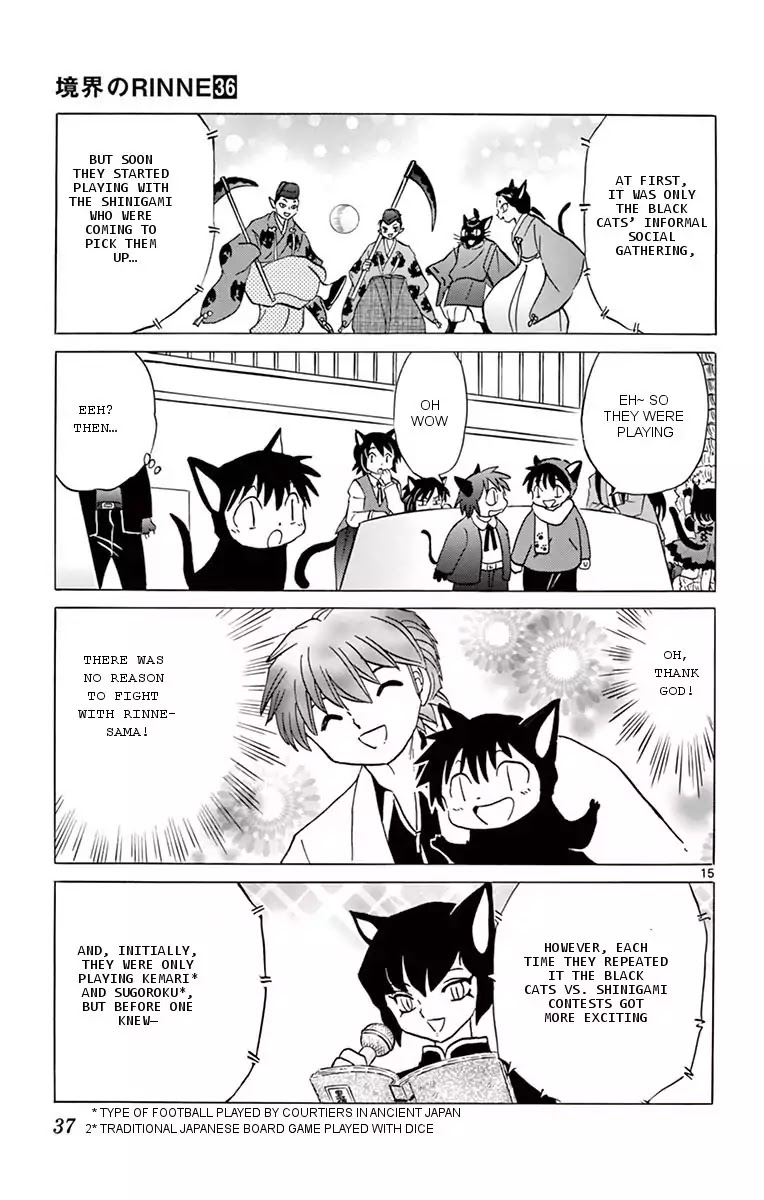 Kyoukai No Rinne - Chapter 350: The Mystery Of The Black Cats' Secret Meeting