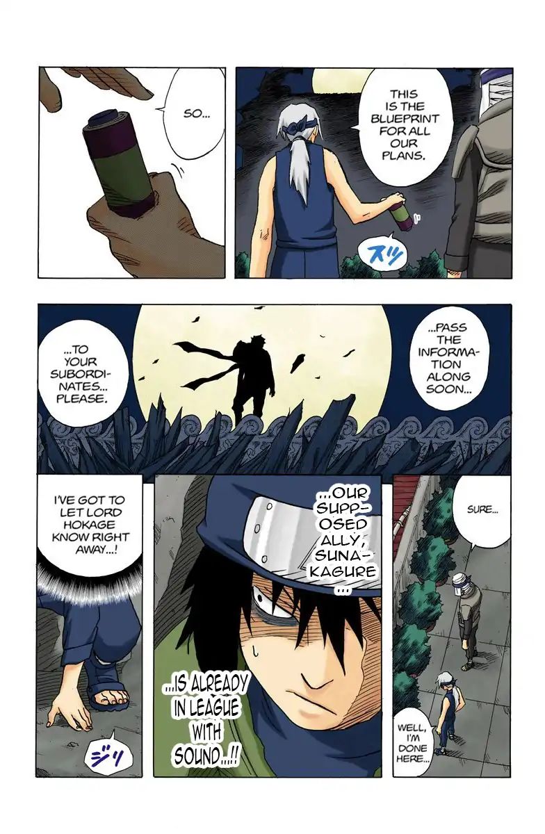 Naruto - Full Color - Vol.11 Chapter 92: Konoha Vs. Sound Vs. Sand!!