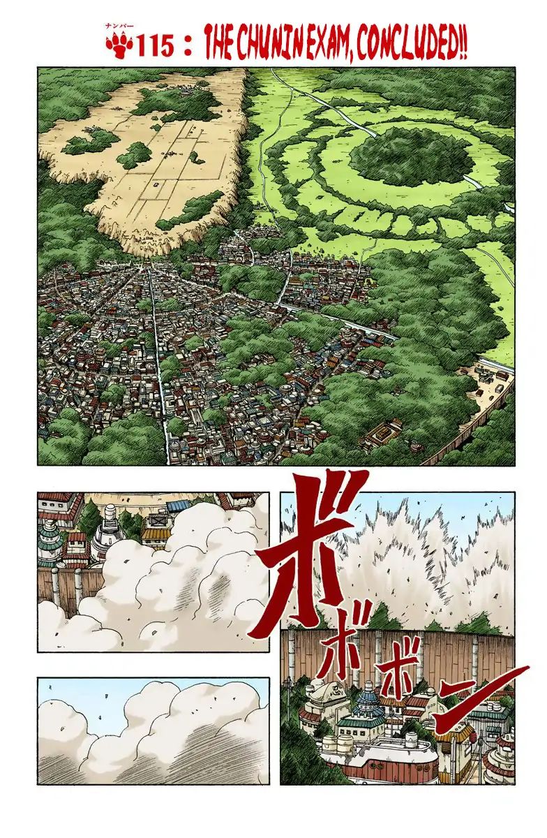 Naruto - Full Color - Vol.13 Chapter 115: The Chunin Exam, Concluded!!