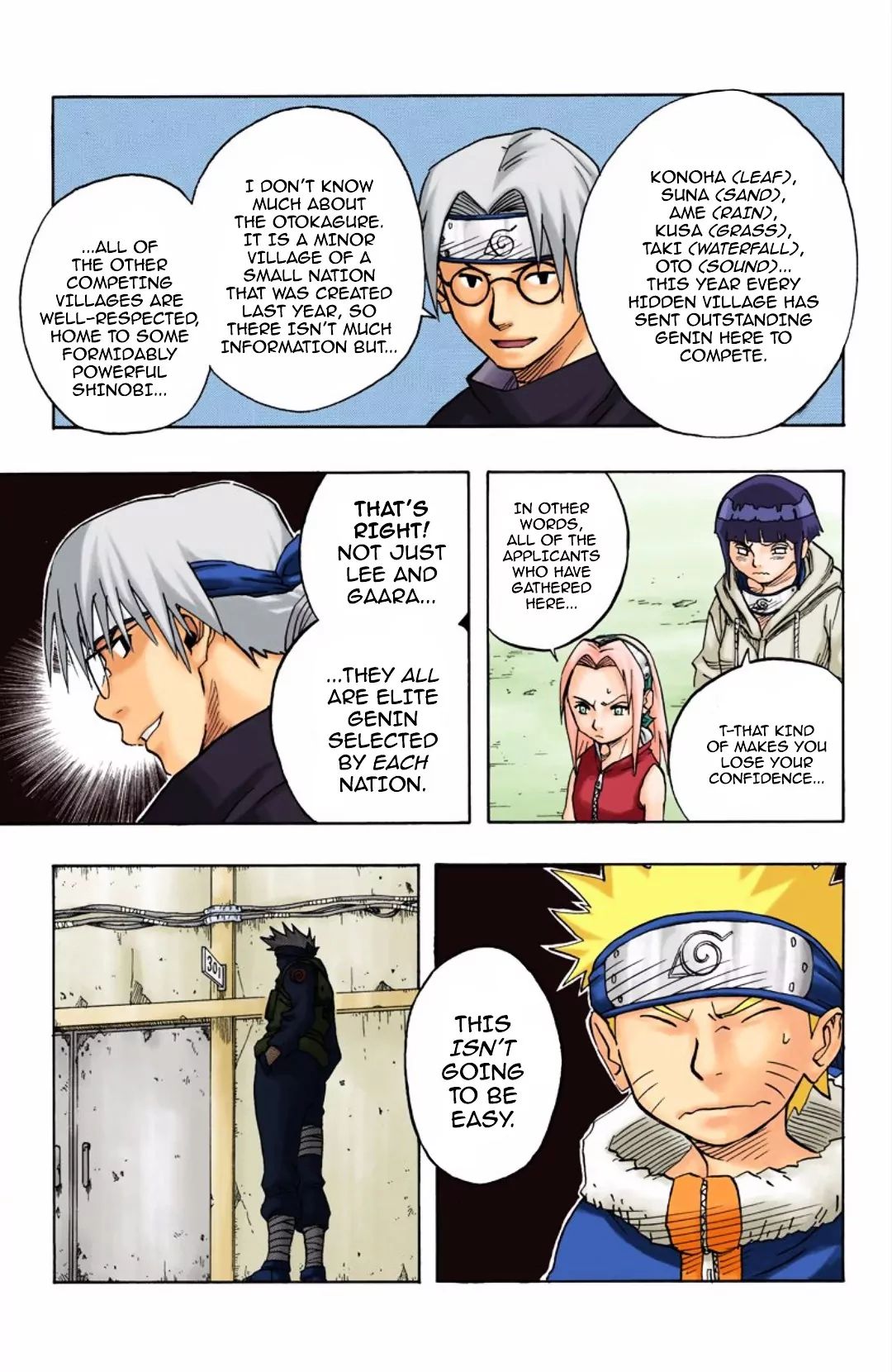 Naruto - Full Color - Vol.5 Chapter 39: The Challengers!!