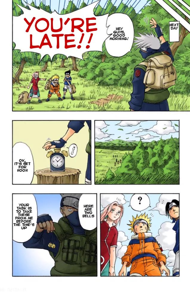 Naruto - Full Color - Vol.1 Chapter 4: Kakashi Hatake