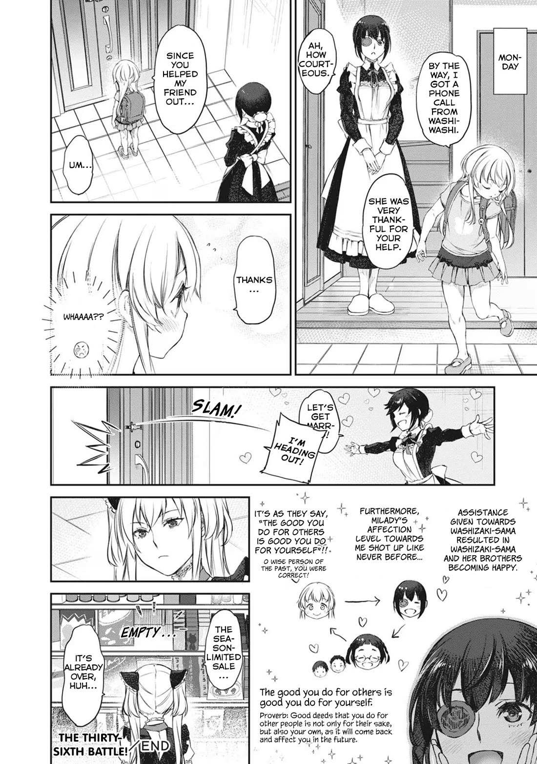 Uchi no Maid ga Uzasugiru! - Chapter 36