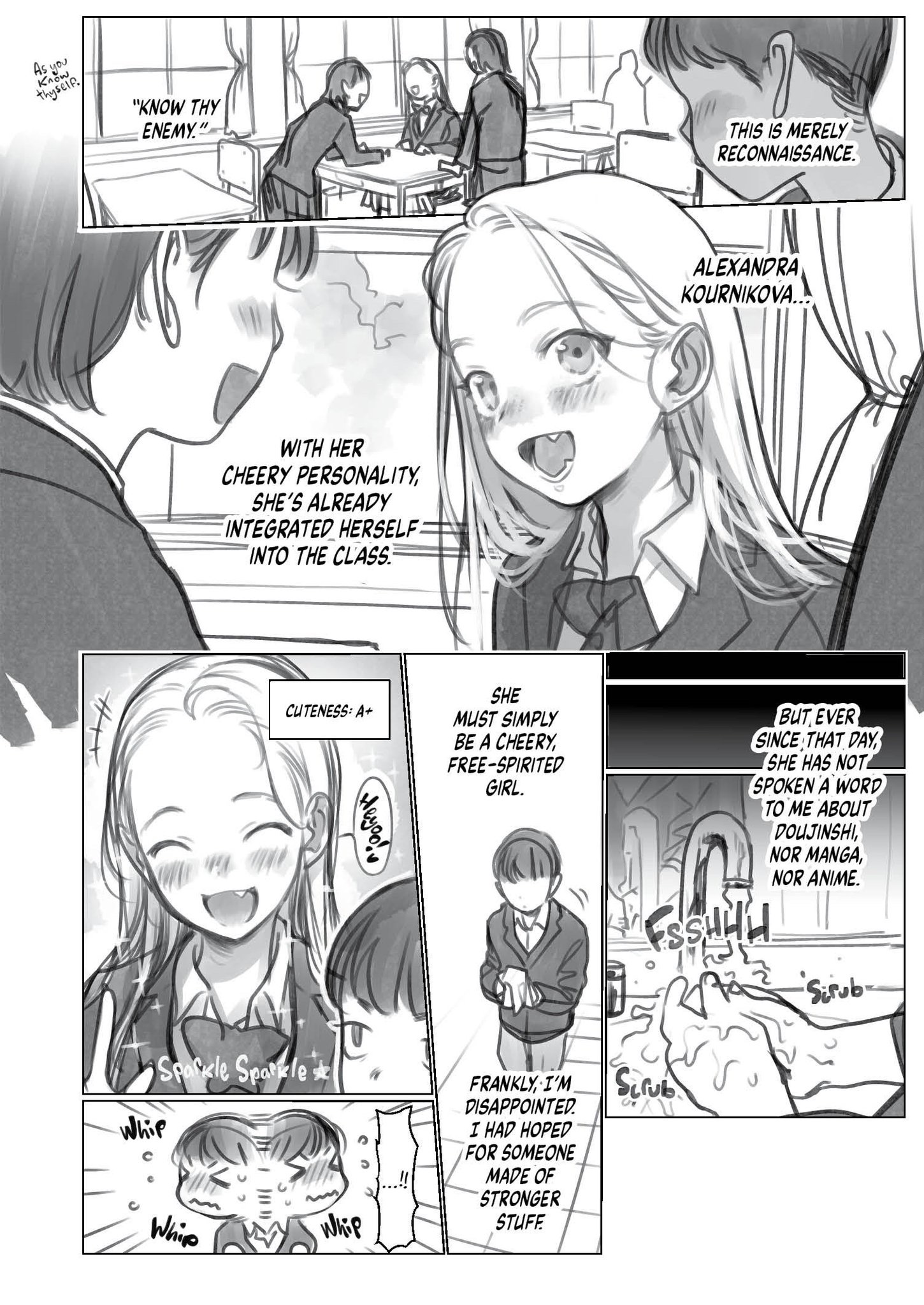 Jc Sasha-Chan To Classmate Otaku-Kun (Webcomic) - Chapter 2