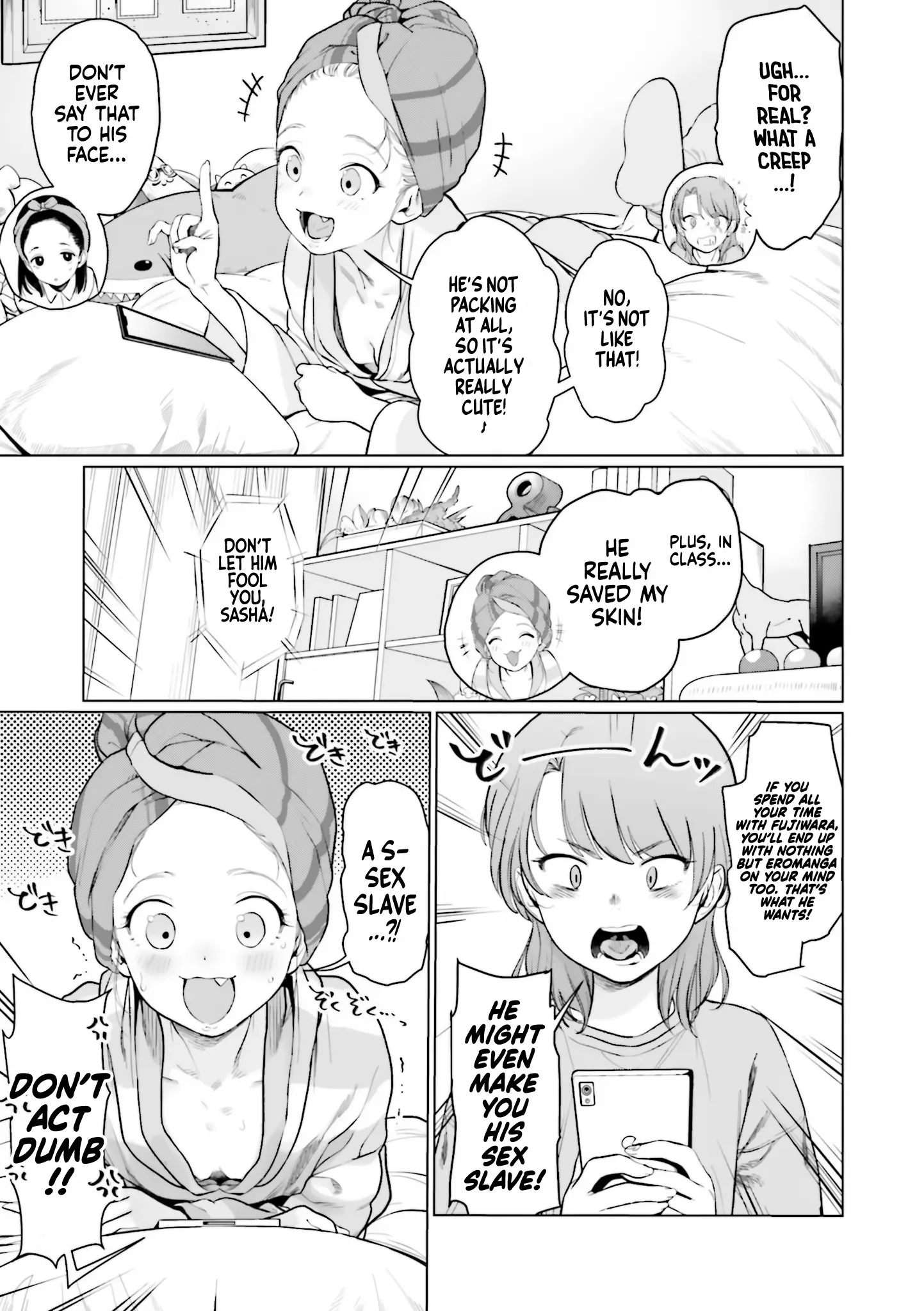 Jc Sasha-Chan To Classmate Otaku-Kun (Webcomic) - Vol.1 Chapter 18: Uncertainty At Night